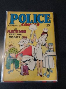 POLICE COMICS #72 VINTAGE GOLDEN AGE FINE