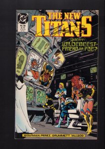 New Titans #59 - SIGNED BY GEORGE PEREZ! (8.0/8.5) 1989