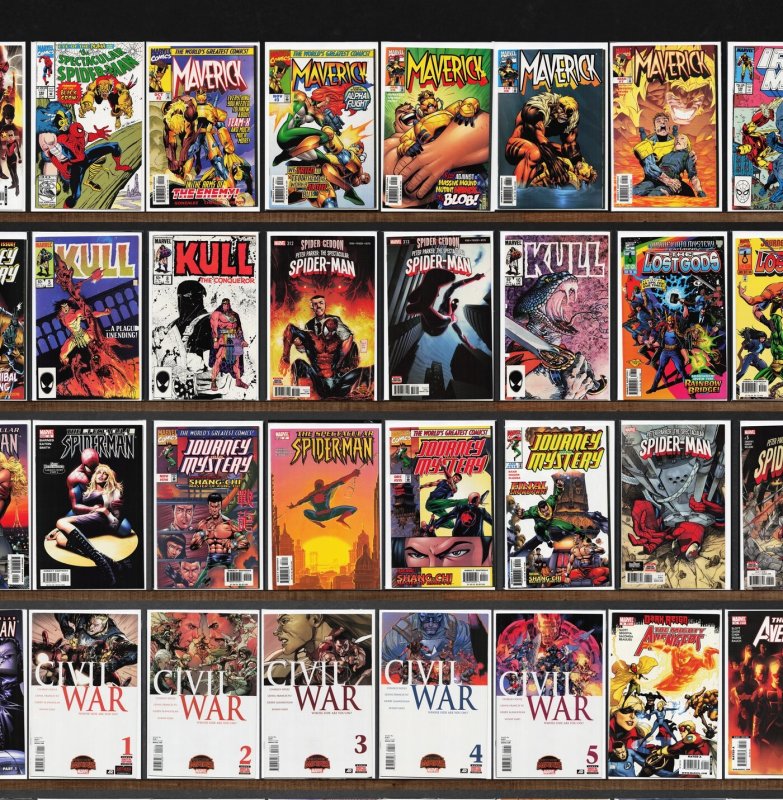 Huge Lot 150+ Comics with Spectacular Spider-Man, Journey Into Mystery & More!