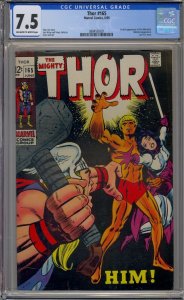 THOR #165 CGC 7.5 1ST HIM ADAM WARLOCK