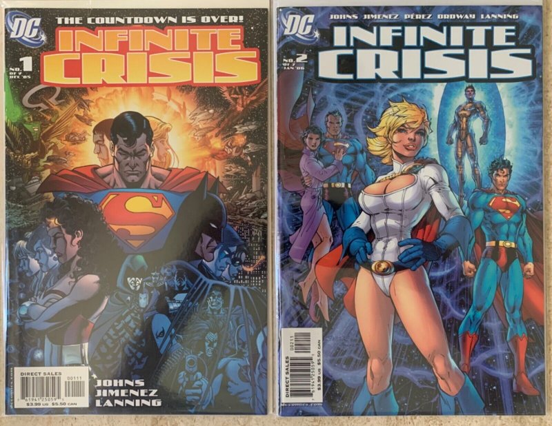 INFINITE CRISIS 1-7 + VARIANTS + MORE | 1ST BLUE BEETLE (JAIME REYES) | 12 TOTAL