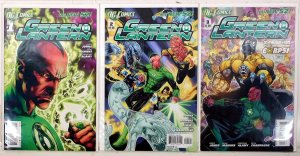 Green Lantern Lot of 3 #1, 2, 3 2011 DC Comics 2nd Series 1st Print Comic Books