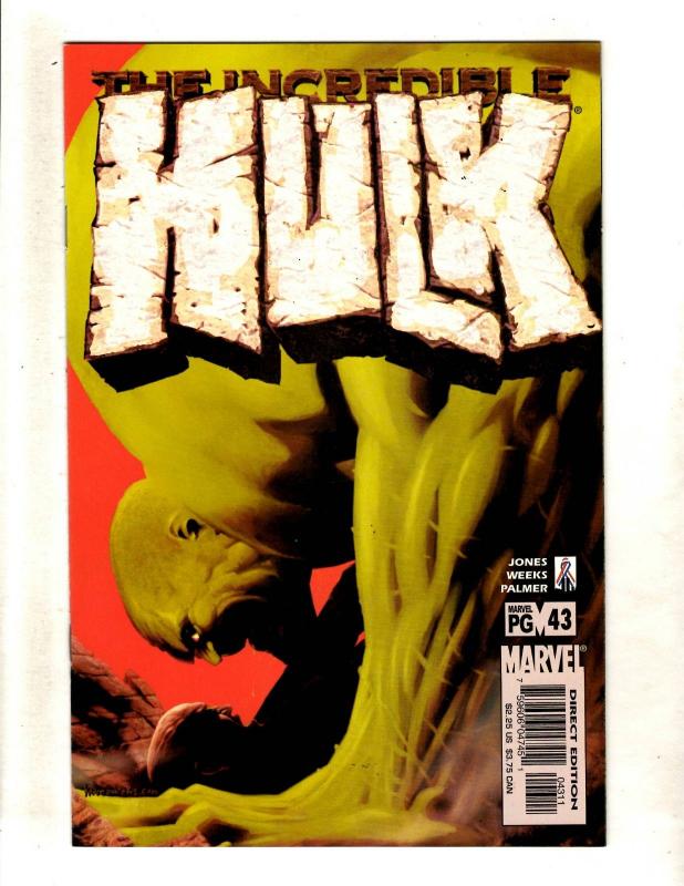 9 Incredible Hulk Marvel Comic Books # 466 504 37 39 41 43 44 46 Annual 01' J327