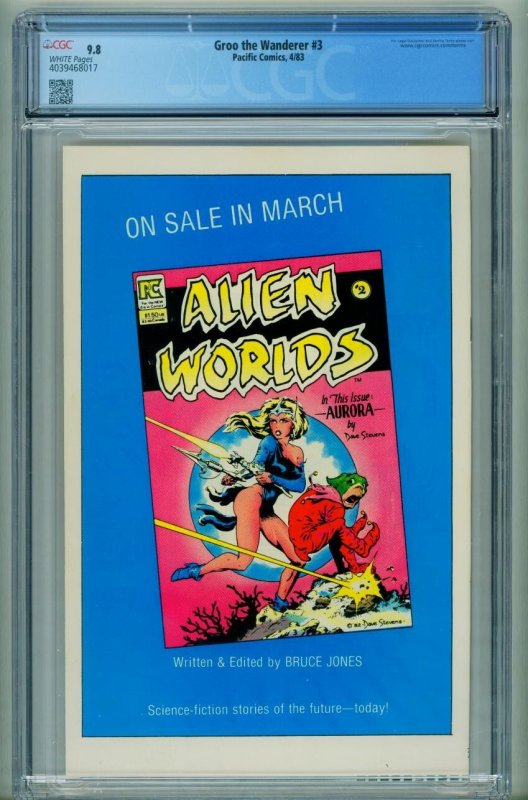 GROO #3 CGC 9.8--1983--Pacific--comic book--4039468017