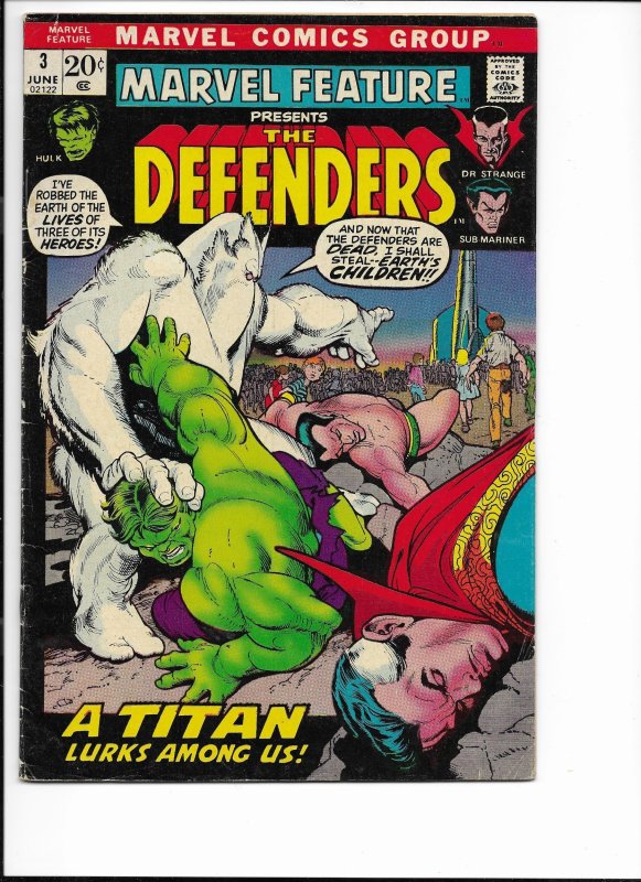Marvel Feature #3 (1972), The Defenders