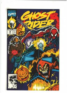 Ghost Rider #16 NM- 9.2 Marvel Comics 1991 Johnny Blaze & Spider-man