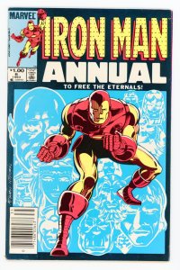Iron Man Annual #6 Peter Gillis Eternals Newsstand VF