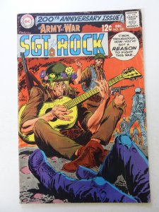 Our Army at War #200 (1968) VG- condition writing front cover