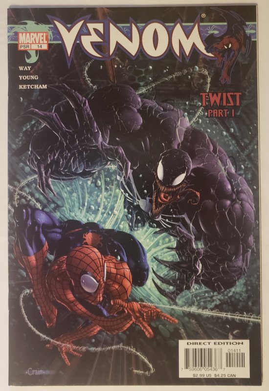 Venom 14 early Clayton Crain cover HTF