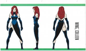 Official Handbook of the Marvel Universe Sheet- Wing, Colleen