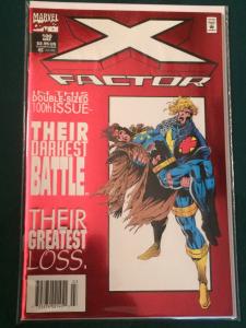 X-Factor #100 Double Size Issue metallic/embossed cover