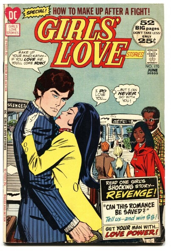 Girls' Love Stories #170-1972-DC ROMANCE-BRONZE-AGE -FN