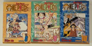 One Piece Gold Foils 8-10 (1st Edition)