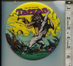 Tarzan Pin Back Button Special #1 1970's-6 pin back button- fold out display...