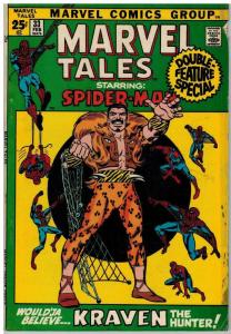 MARVEL TALES 33 VG Feb. 1972 COMICS BOOK