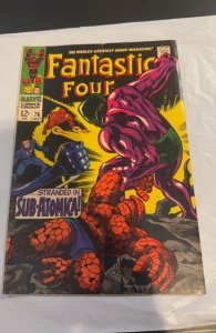 Fantastic Four #76 (1968) Stranded in Sub-Atomica