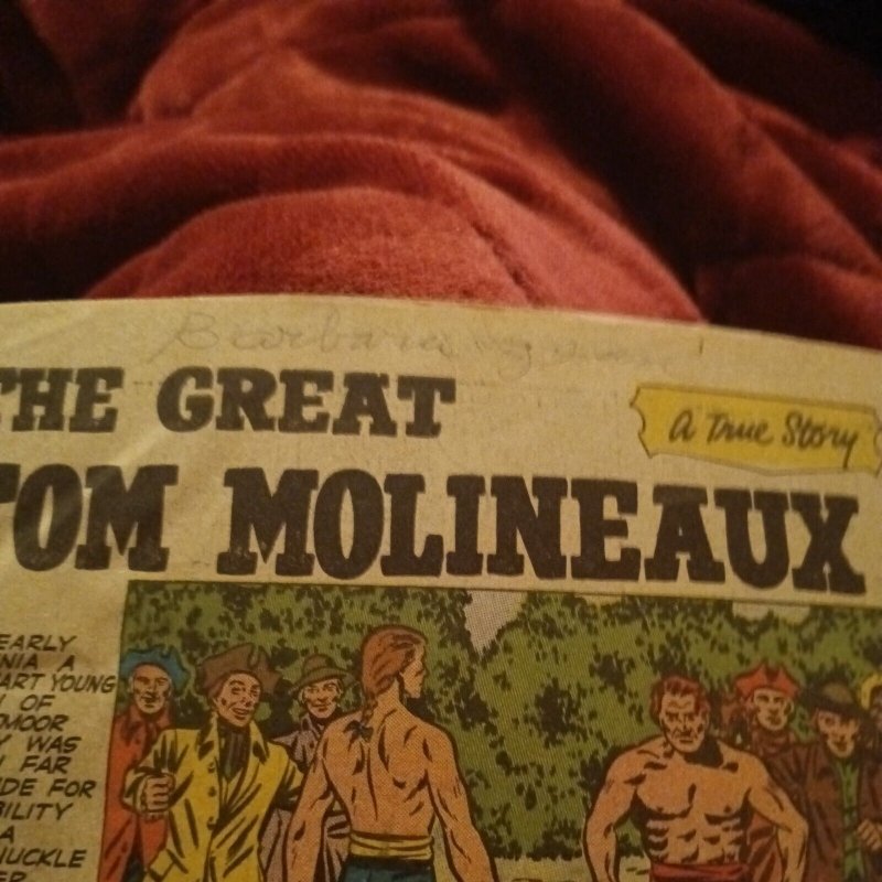 ALL SPORTS COMICS #3 Tom Molineaux Last Issue Golden Age Hillman 1949 magazine