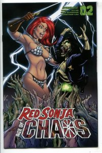 RED SONJA AGE OF CHAOS (2019 DYNAMITE) #2 VARIANT CVR D GARZA