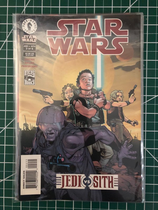 Star Wars: Jedi vs. Sith #1, 2, 3, 4, 5, 6 (2001) complete set