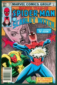 Marvel Team-Up 130 VF/NM 9.0 Newsstand Edition Scarlet Witch Marvel 1983