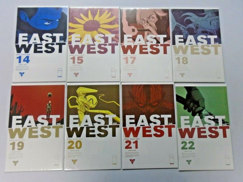 East of West lot #14 to #32 - 16 different 8.0/VF (2014)