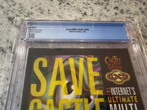 Incredible Hulk # 449 CGC Graded 9.4 Marvel Comic Book 1st Thunderbolts JH20