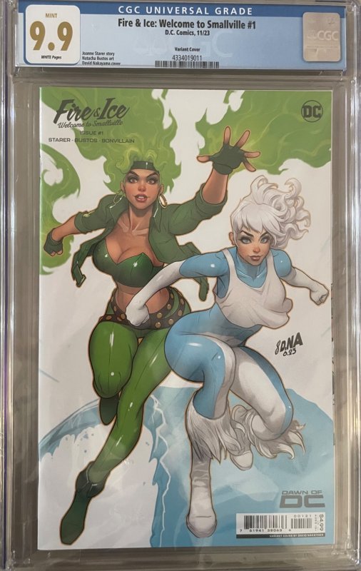 2023 Fire & Ice: Welcome to Smallville #1, CGC Graded 9.9