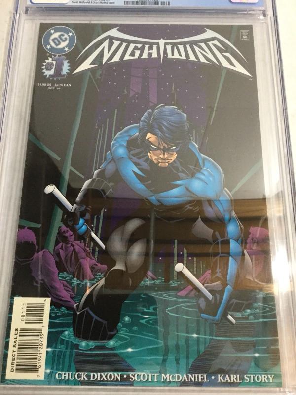 Nightwing 1 Cgc 9.6 White Pages Chuck Dixon (1996)