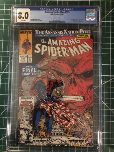 The Amazing Spider-Man #323, 324, 325 (1989) CGC graded Direct editions