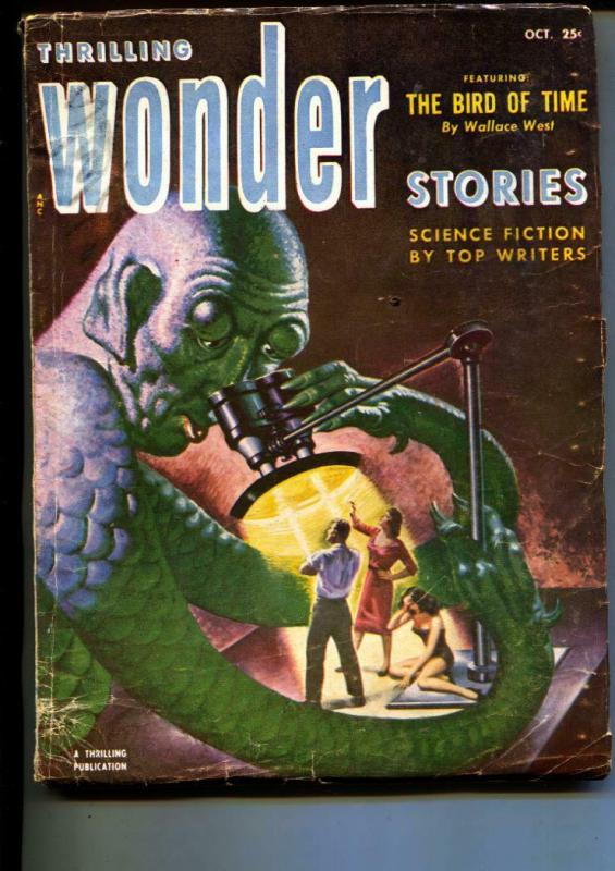 Thrilling Wonder Stories Pulp 10/1952-Wallace West-Jack Vance-William Ratigan