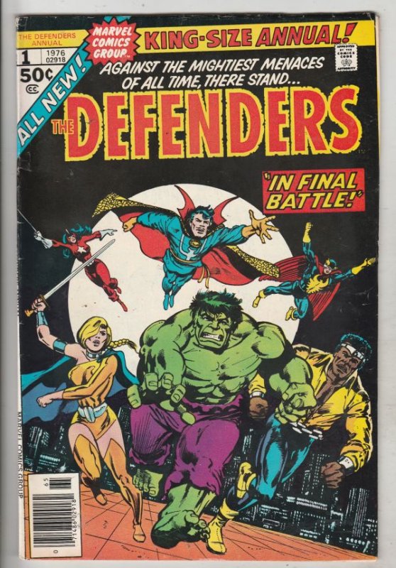 Giant-Size Defenders #1 (Jul-74) VF High-Grade Dr.Strange, Namor, Hulk, Silve...