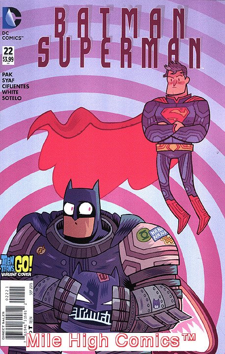 BATMAN/SUPERMAN (2013 Series) #22 TEENTITANS Near Mint Comics Book