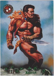 1996 Fleer Ultra Spider-Man Premium #98 R.I.P. Kraven