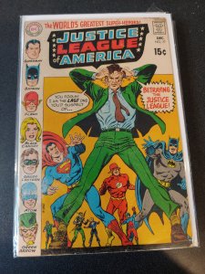 JUSTICE LEAGUE AMERICA #77 SILVER AGE CLASSIC F/F+