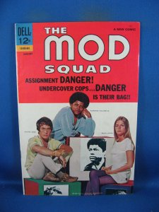 THE MOD SQUAD 1 F VF PHOTO CVR DELL 1962
