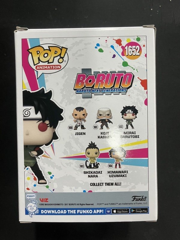 Funko Pop! Boruto Mirai Sarutobi #1652