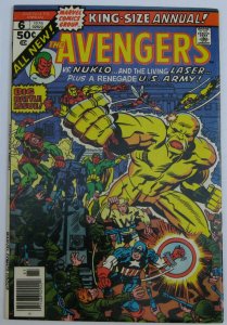 Avengers Annual #6 (Nov 1976, Marvel), VFN-NM (9.0), George Perez interior art