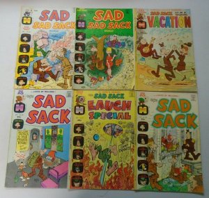 Bronze Age Sad Sack lot 18 different avg 4.0 VG (Harvey Comics)