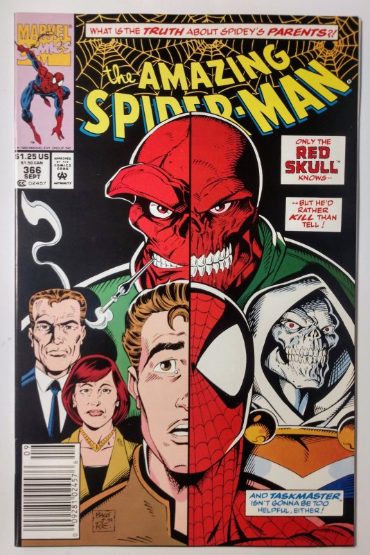 The Amazing Spider-Man #366 (9.0-NS, 1992)