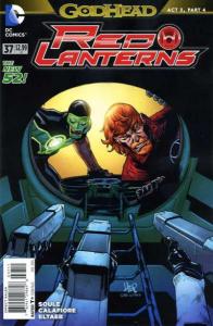 Red Lanterns #37, NM + (Stock photo)