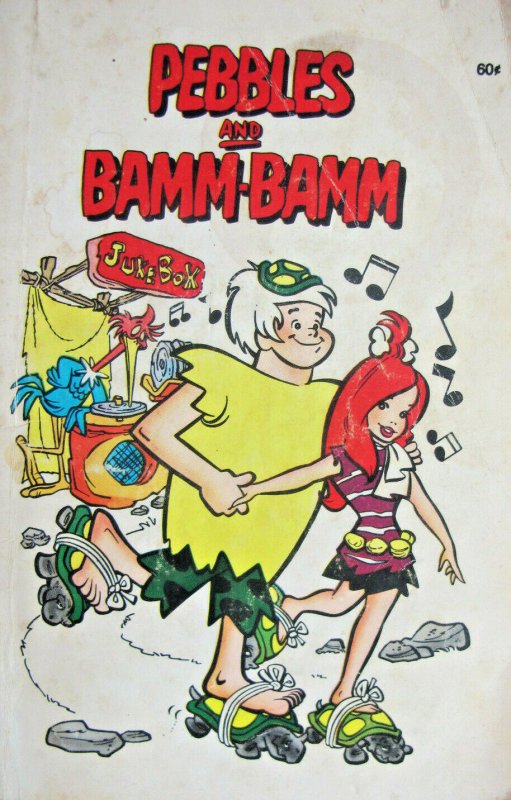 Pebbles And Bamm Bamm Cartoon Comic Coloring Book 1973 Flinstones Charlton Comic Books 0653