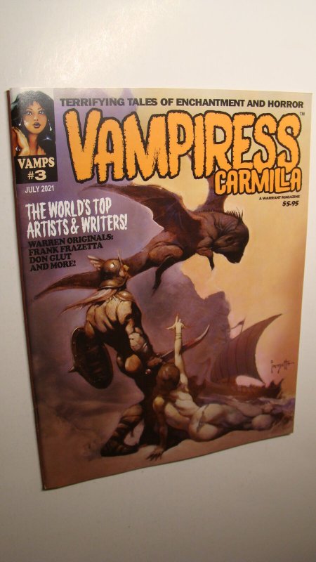 VAMPIRESS CARMILLA 3 *NEW NM+ 9.6* FRAZETTA ART WARREN CREEPY EERIE VAMPIRELLA