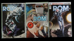 ROM #0-2 Run FCBD Exclusive Ryall Gage Messina IDW 2016 VF Space Knight