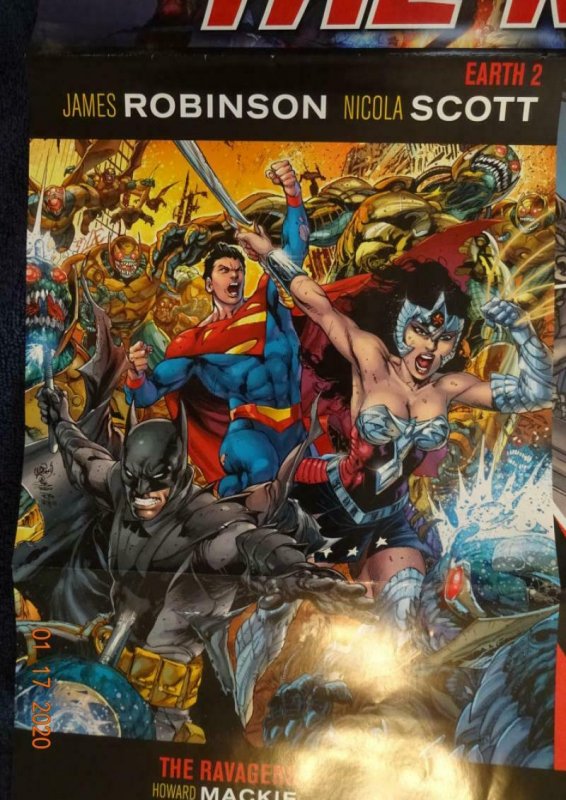 NEW 52 Promo Poster, 22 x 34, 2012, DC  Unused more in our store 504