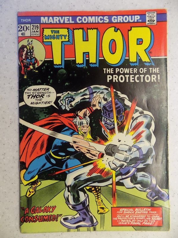 THE MIGHTY THOR # 219 MARVEL GODS JOURNEY ACTION ADVENTURE