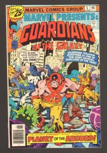MARVEL PRESENTS: GUARDIANS OF THE GALAXY #5 PLANET OF THE ABSURD (9.0)