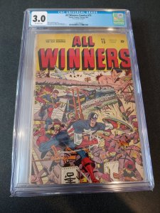 ​ALL WINNERS #15 CGC 3.0 ALEX SCHOMBURG COVER