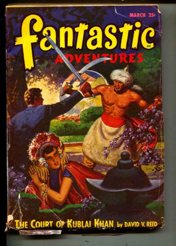 Fantastic Adventures-Pulp-3/1948-Bernie Kamins-David V. Reed
