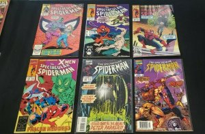THE SPECTACULAR SPIDER-MAN 6PC (FN/UP) NEWSSTAND, FALLEN HEROES!, X-MEN 1988-98