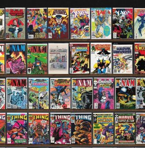 Huge Lot 150+ Comics with The 'Nam, Marvel Comics Presents & More!